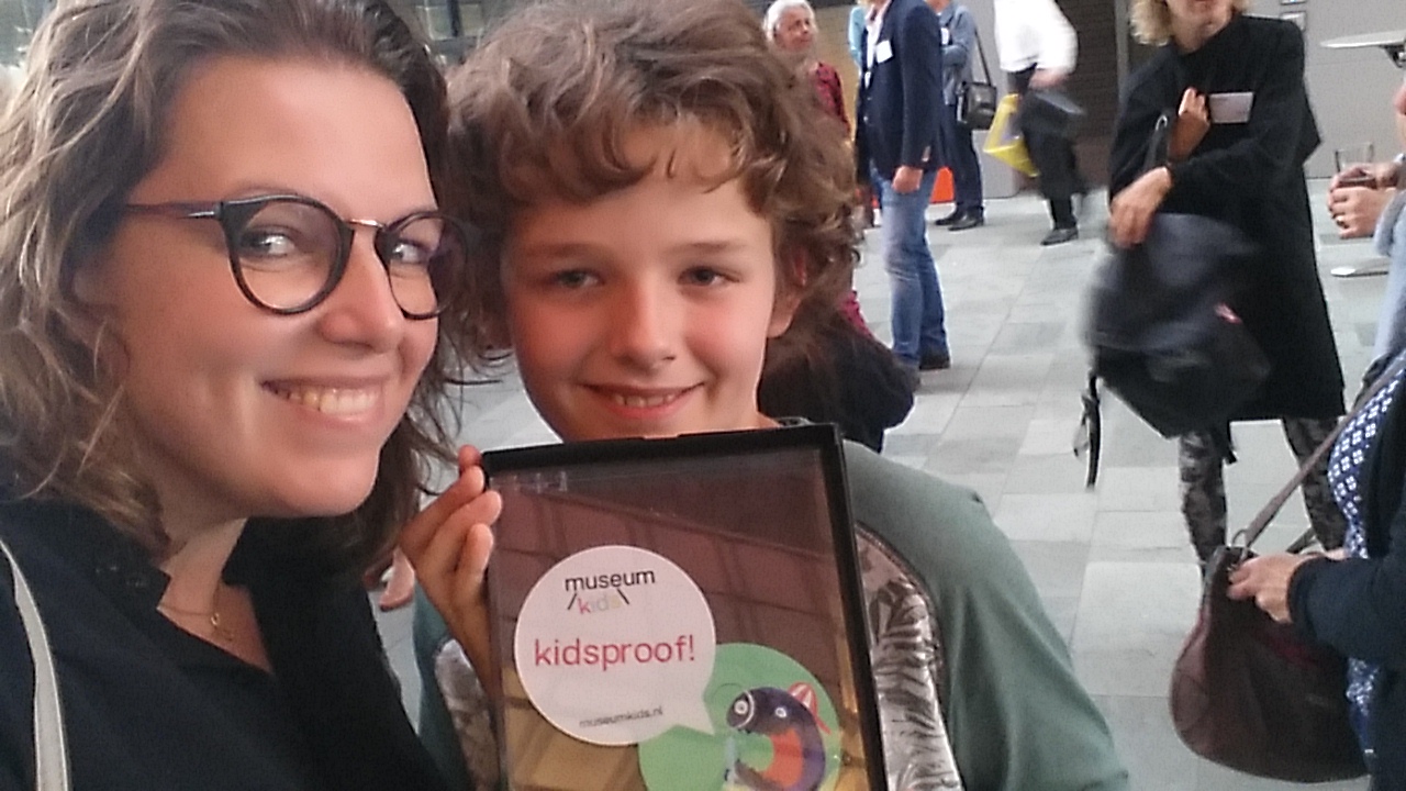 Uitreiking van de Museum Kidsproof award