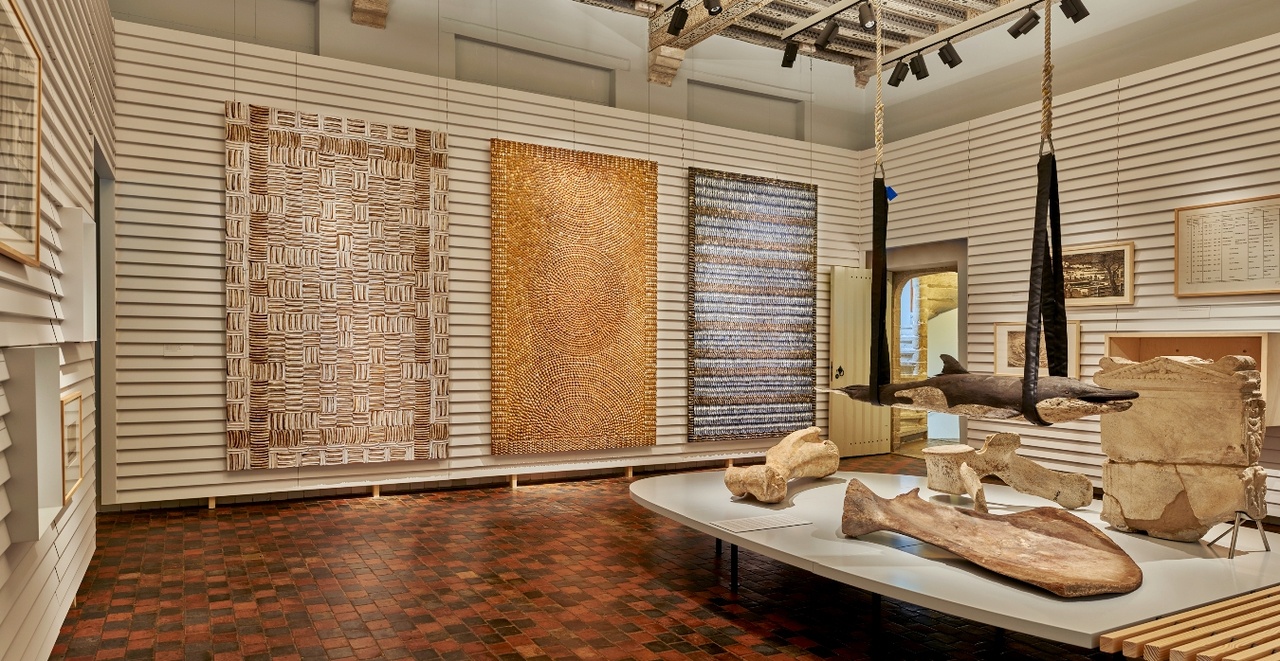 Op zaal in Dit is Zeeland: Clam Carpet, Shell Carpet, Mussel Carpet van We Make Carpets