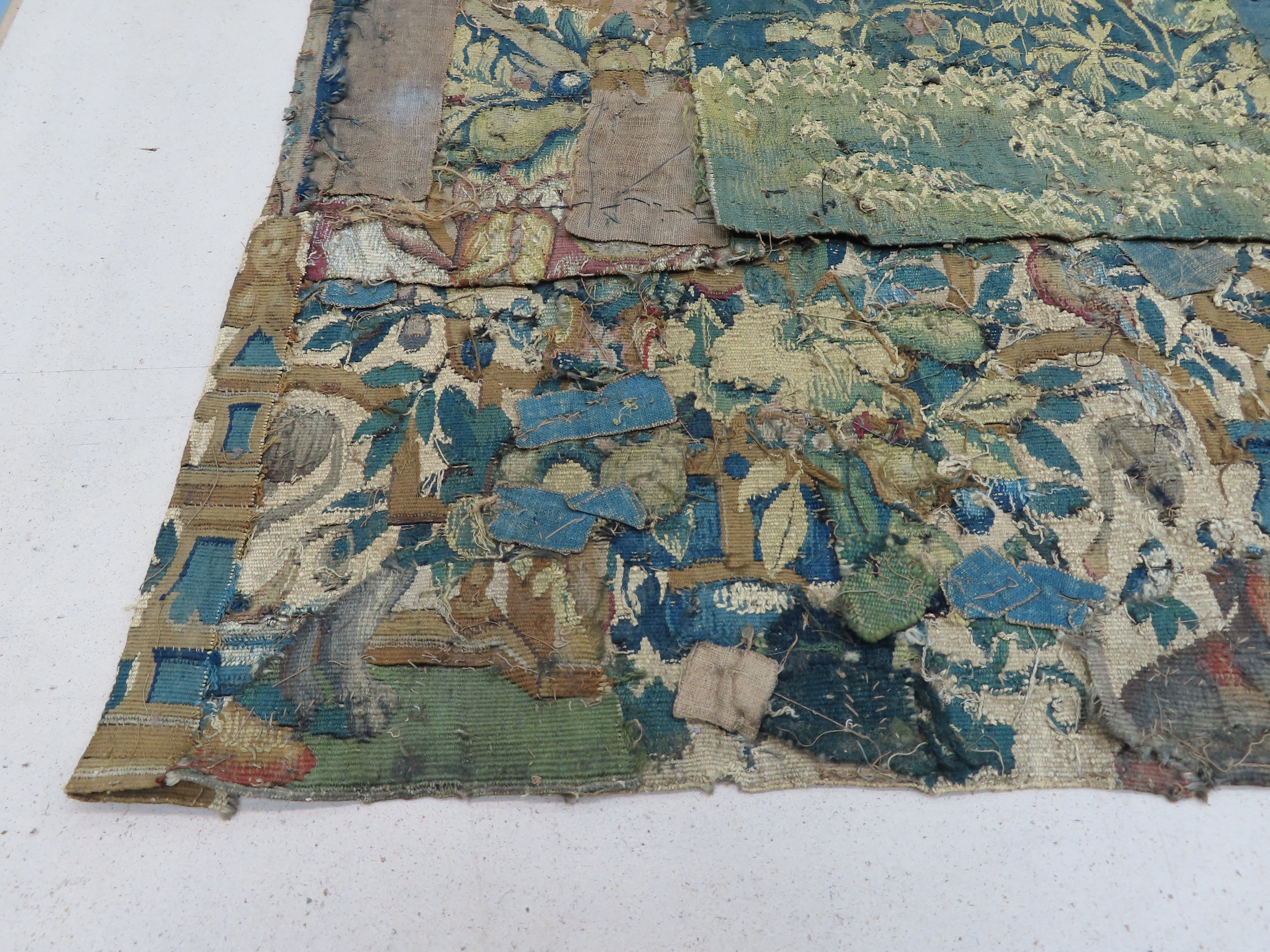 Restauratie wandtapijt door ICAT Textielrestauratie 