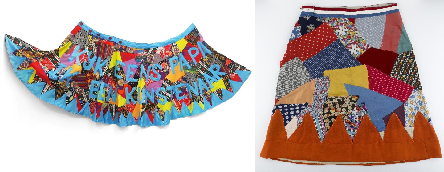 links:  Max van Loon, De Mentor rechts: Nationale feestrok, collectie Zeeuws Museum