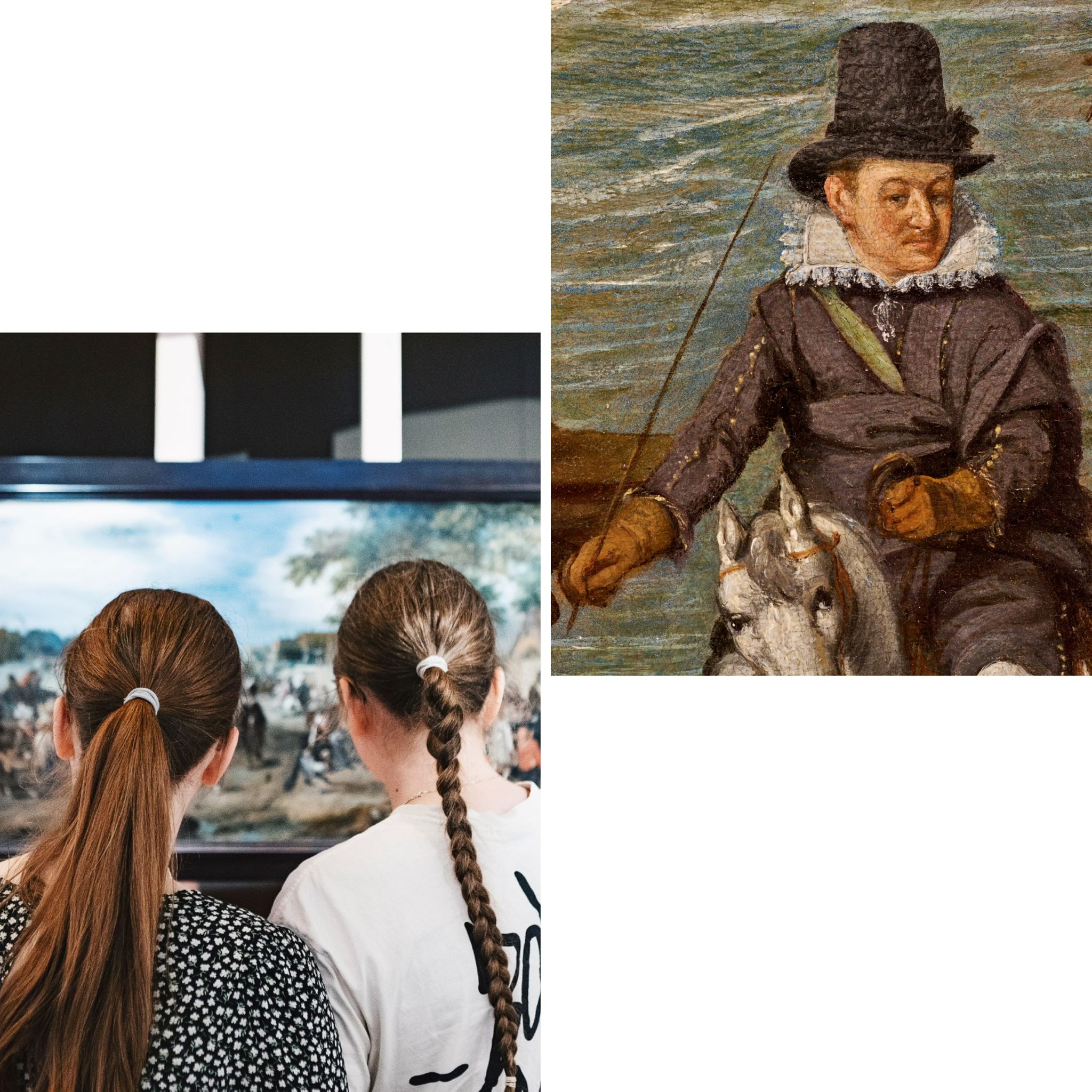 Tentoonstelling De omgekeerde wereld van Adriaen van de Venne - foto linksonder Viorella Luciana en rechtsboven Pim Top